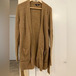 Joules.  Tan sweater cardigan. Womens small.